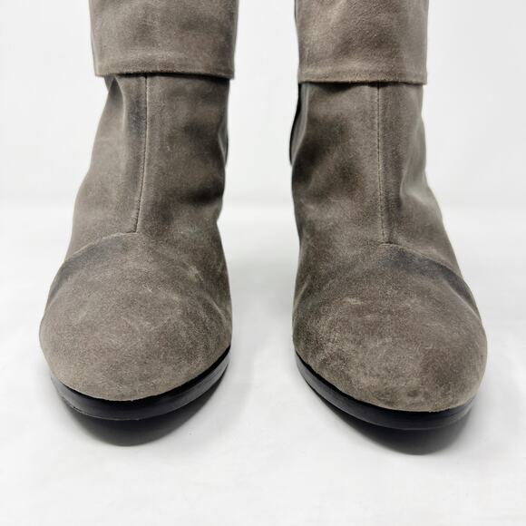 [Rag & Bone] Distressed Brown Newbury Leather Chunky Heel Ankle Boots Sz US 9.5 - Picture 8 of 12